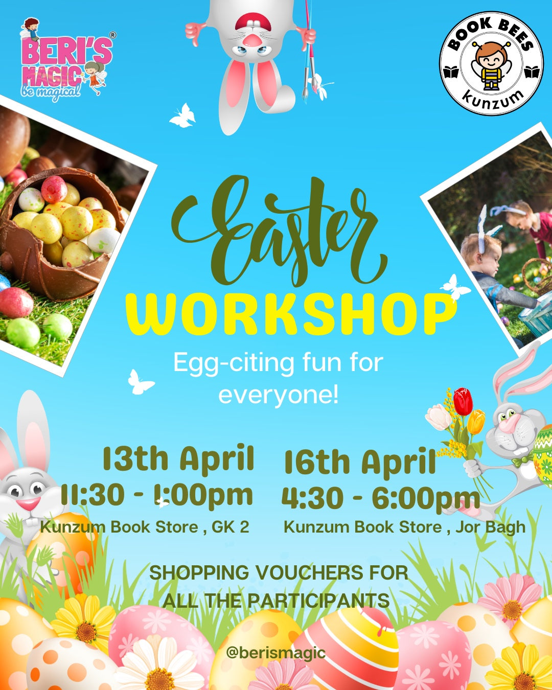 Easter Special Workshop: A Magical Morning for Little Bunnies!
