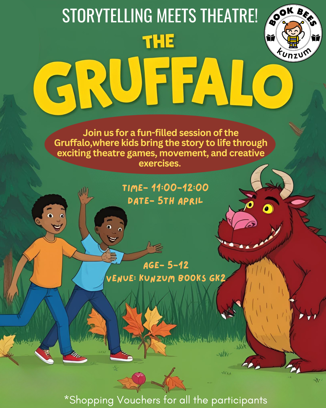 Storytelling Meets Theatre! THE GRUFFALO