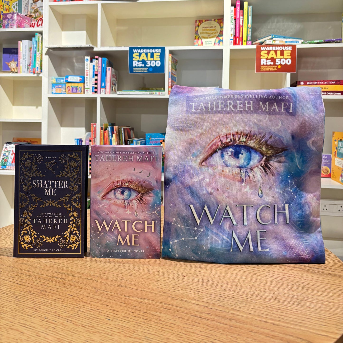 Special Offer: Watch Me + Shatter Me = Free Premium Watch Me Tote Bag!