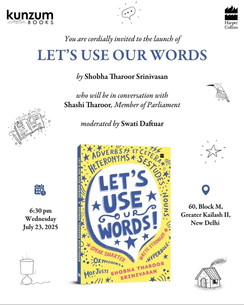 Let's Use Our Words - With the Tharoors!