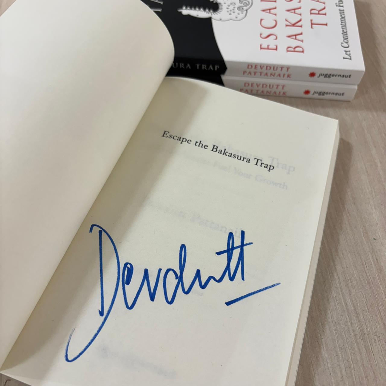 SIGNED EDITION: ESCAPE THE BAKASURA TRAP by Devdutt Pattanaik