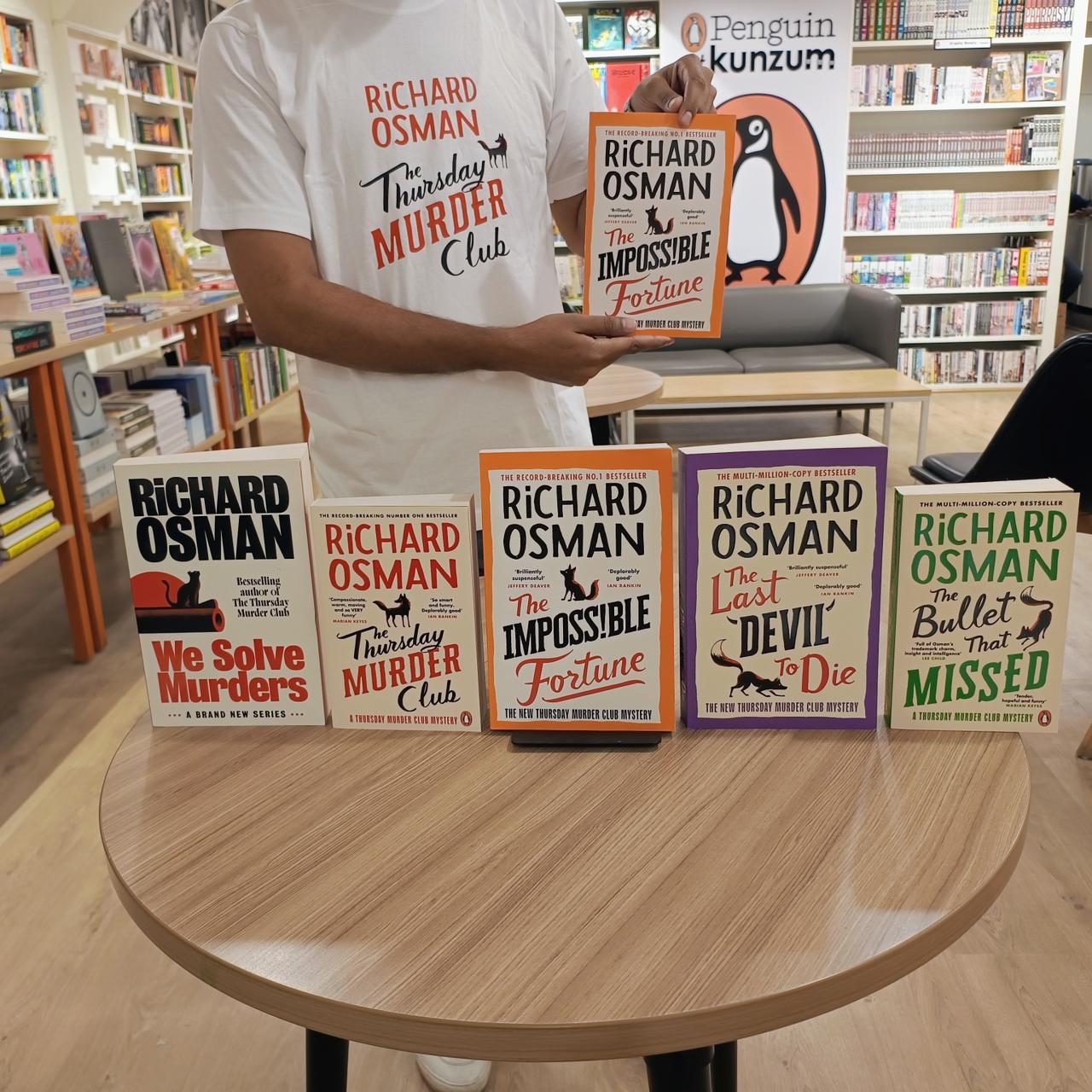 Richard Osman Bundle + Free Tshirt!