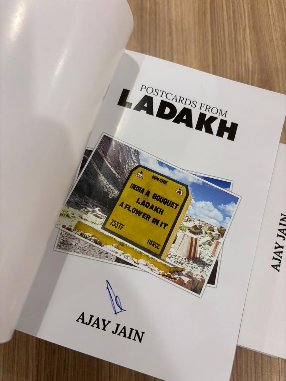 SIGNED EDITION: Postcards from Ladakh by Ajay Jain