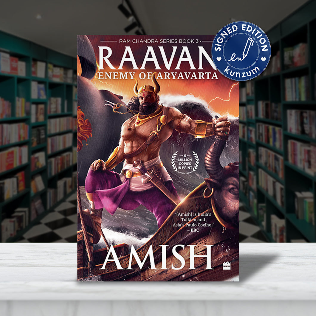SIGNED EDITION: Raavan: Enemy of Aryavarta by Amish Tripathi