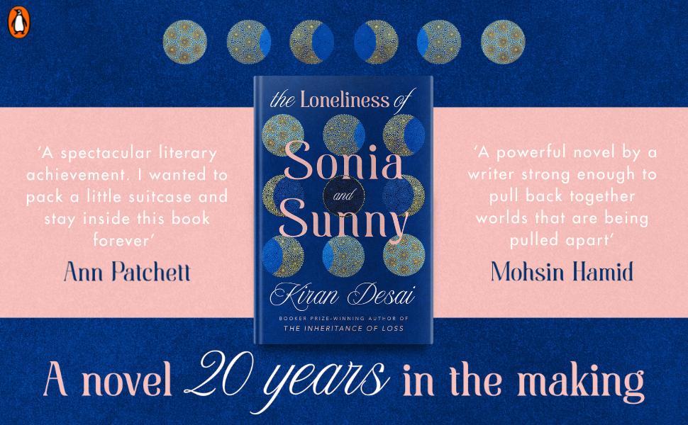 BOOKER SHORTLIST 2025: The Loneliness of Sonia and Sunny by Kiran Desai (HARDCOVER)