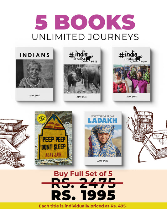 Travel Books by Ajay Jain: Bundle of 5