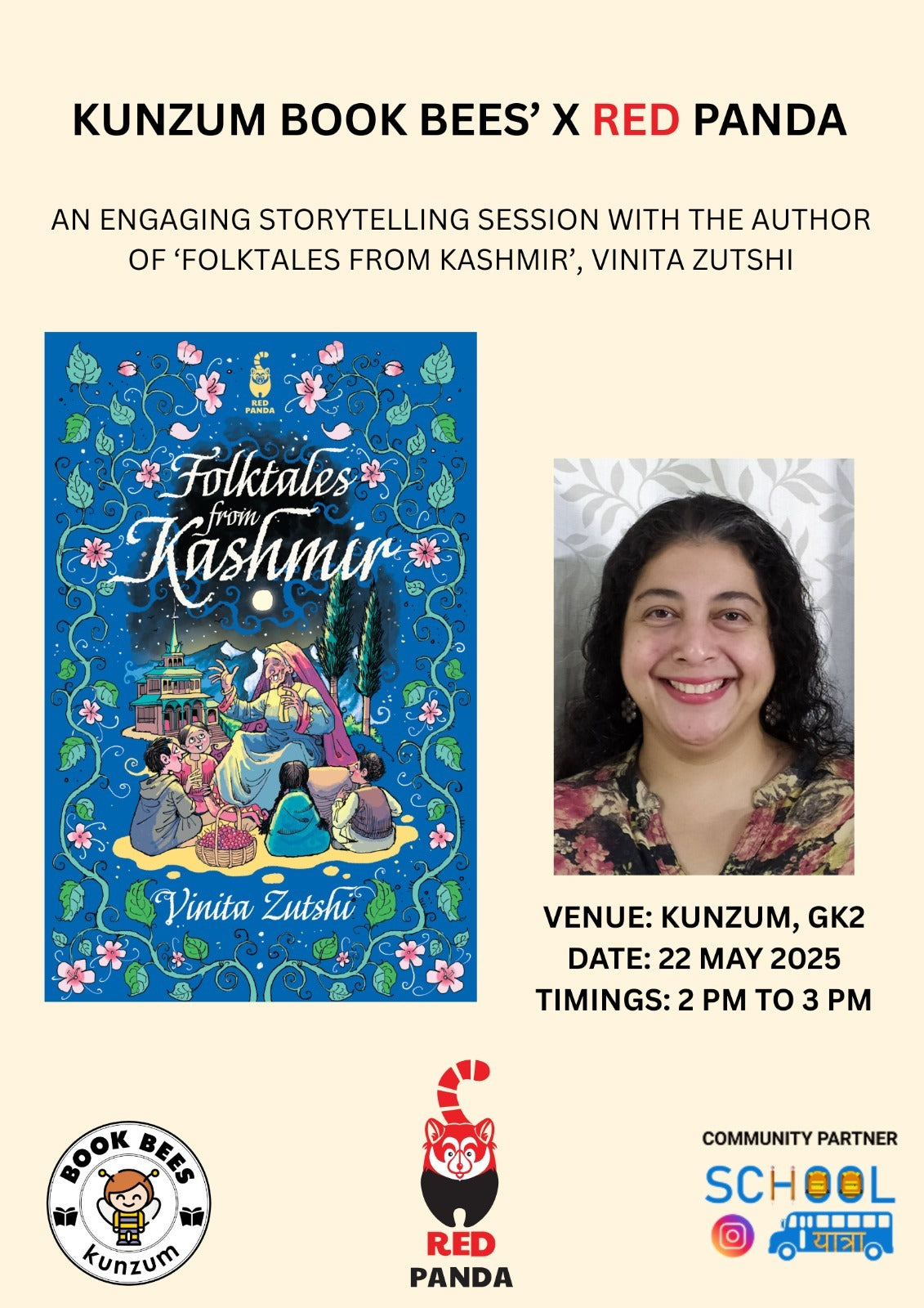 Storytelling Session with Vinita Zutshi (FREE)