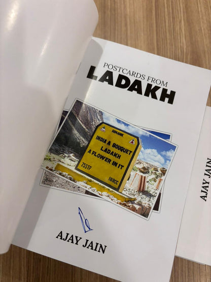 SIGNED EDITION: Postcards from Ladakh by Ajay Jain